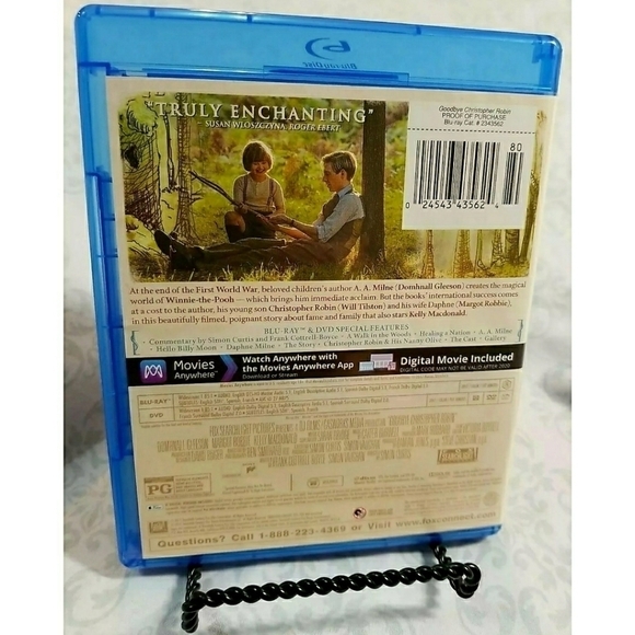 Goodbye Christopher Robin Blu-Ray Disc Movie Disney - Picture 3 of 5